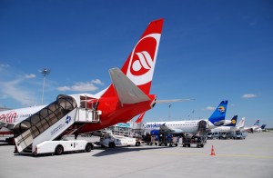 Vorfeld Flughafen Leipzig Halle